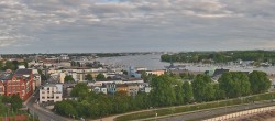Archiv Foto Webcam Rostock Panorama vom Radisson Blue Hotel 06:00