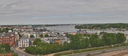 Archiv Foto Webcam Rostock Panorama vom Radisson Blue Hotel 09:00