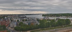 Archiv Foto Webcam Rostock Panorama vom Radisson Blue Hotel 15:00