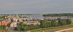 Archiv Foto Webcam Rostock Panorama vom Radisson Blue Hotel 06:00