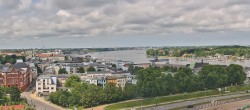 Archiv Foto Webcam Rostock Panorama vom Radisson Blue Hotel 11:00
