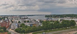 Archiv Foto Webcam Rostock Panorama vom Radisson Blue Hotel 15:00