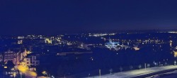 Archiv Foto Webcam Rostock Panorama vom Radisson Blue Hotel 23:00