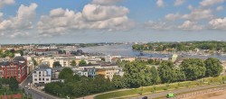 Archiv Foto Webcam Rostock Panorama vom Radisson Blue Hotel 09:00