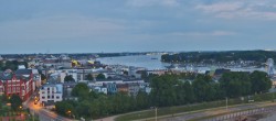 Archiv Foto Webcam Rostock Panorama vom Radisson Blue Hotel 03:00
