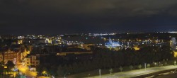 Archiv Foto Webcam Rostock Panorama vom Radisson Blue Hotel 01:00