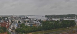 Archiv Foto Webcam Rostock Panorama vom Radisson Blue Hotel 07:00