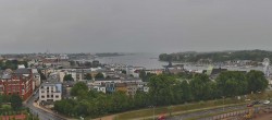 Archiv Foto Webcam Rostock Panorama vom Radisson Blue Hotel 09:00