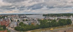 Archiv Foto Webcam Rostock Panorama vom Radisson Blue Hotel 11:00