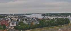 Archiv Foto Webcam Rostock Panorama vom Radisson Blue Hotel 05:00