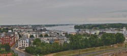 Archiv Foto Webcam Rostock Panorama vom Radisson Blue Hotel 07:00