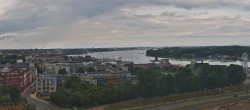 Archiv Foto Webcam Rostock Panorama vom Radisson Blue Hotel 13:00