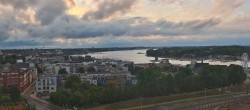 Archiv Foto Webcam Rostock Panorama vom Radisson Blue Hotel 19:00