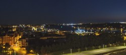 Archiv Foto Webcam Rostock Panorama vom Radisson Blue Hotel 01:00