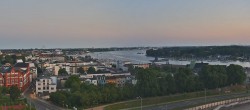 Archiv Foto Webcam Rostock Panorama vom Radisson Blue Hotel 03:00