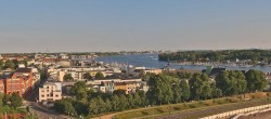 Archiv Foto Webcam Rostock Panorama vom Radisson Blue Hotel 06:00