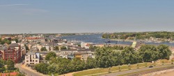 Archiv Foto Webcam Rostock Panorama vom Radisson Blue Hotel 11:00
