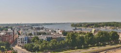 Archiv Foto Webcam Rostock Panorama vom Radisson Blue Hotel 15:00