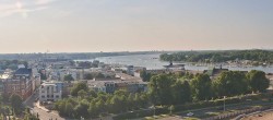 Archiv Foto Webcam Rostock Panorama vom Radisson Blue Hotel 17:00