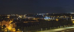 Archiv Foto Webcam Rostock Panorama vom Radisson Blue Hotel 01:00