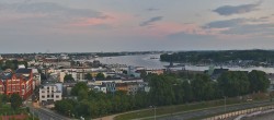 Archiv Foto Webcam Rostock Panorama vom Radisson Blue Hotel 03:00