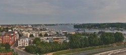 Archiv Foto Webcam Rostock Panorama vom Radisson Blue Hotel 06:00