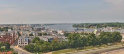 Archiv Foto Webcam Rostock Panorama vom Radisson Blue Hotel 13:00