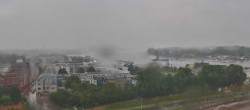 Archiv Foto Webcam Rostock Panorama vom Radisson Blue Hotel 19:00