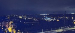 Archiv Foto Webcam Rostock Panorama vom Radisson Blue Hotel 23:00