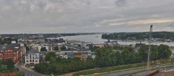 Archiv Foto Webcam Rostock Panorama vom Radisson Blue Hotel 06:00