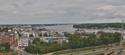 Archiv Foto Webcam Rostock Panorama vom Radisson Blue Hotel 07:00