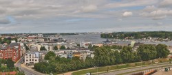 Archiv Foto Webcam Rostock Panorama vom Radisson Blue Hotel 09:00
