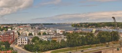 Archiv Foto Webcam Rostock Panorama vom Radisson Blue Hotel 11:00