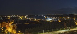 Archiv Foto Webcam Rostock Panorama vom Radisson Blue Hotel 01:00