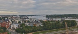 Archiv Foto Webcam Rostock Panorama vom Radisson Blue Hotel 05:00
