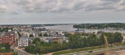 Archiv Foto Webcam Rostock Panorama vom Radisson Blue Hotel 13:00