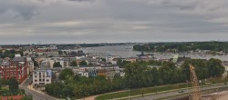 Archiv Foto Webcam Rostock Panorama vom Radisson Blue Hotel 15:00