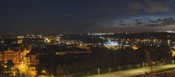 Archiv Foto Webcam Rostock Panorama vom Radisson Blue Hotel 01:00