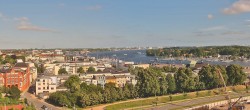 Archiv Foto Webcam Rostock Panorama vom Radisson Blue Hotel 07:00