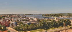 Archiv Foto Webcam Rostock Panorama vom Radisson Blue Hotel 13:00