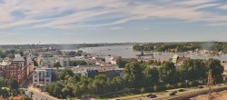 Archiv Foto Webcam Rostock Panorama vom Radisson Blue Hotel 15:00