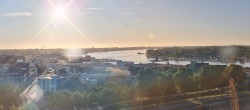 Archiv Foto Webcam Rostock Panorama vom Radisson Blue Hotel 19:00