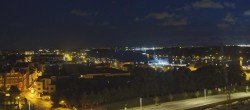 Archived image Webcam Rostock - Panoramic View Radisson Blue 01:00