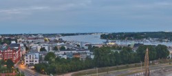 Archiv Foto Webcam Rostock Panorama vom Radisson Blue Hotel 03:00