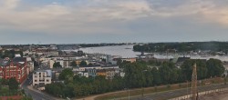 Archiv Foto Webcam Rostock Panorama vom Radisson Blue Hotel 05:00
