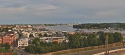 Archiv Foto Webcam Rostock Panorama vom Radisson Blue Hotel 06:00