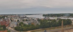 Archiv Foto Webcam Rostock Panorama vom Radisson Blue Hotel 11:00