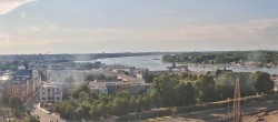 Archiv Foto Webcam Rostock Panorama vom Radisson Blue Hotel 17:00