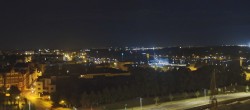 Archiv Foto Webcam Rostock Panorama vom Radisson Blue Hotel 01:00