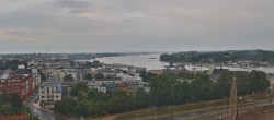 Archiv Foto Webcam Rostock Panorama vom Radisson Blue Hotel 05:00